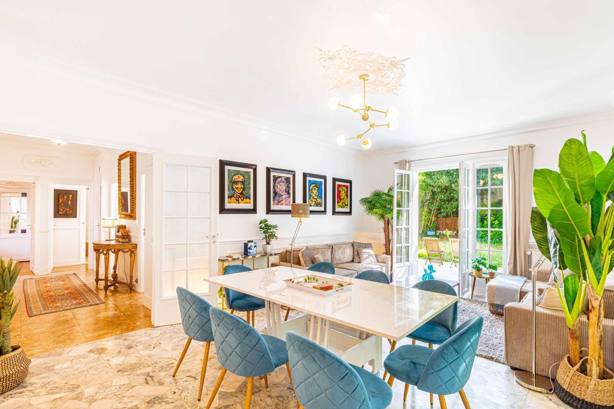 Grand & Classy Apartment With Private Garden, Villa Des Ammonites Мёдон Экстерьер фото