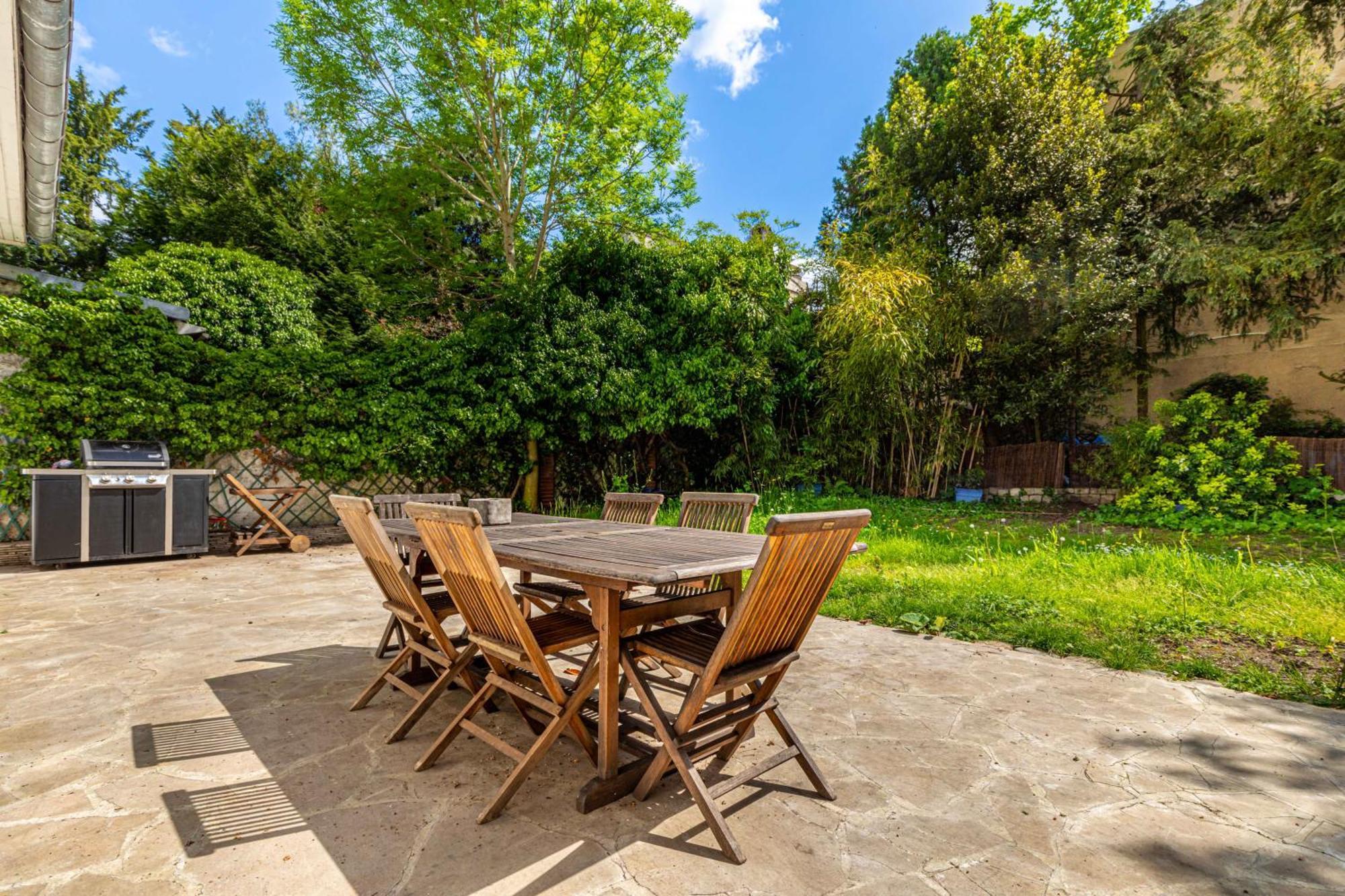 Grand & Classy Apartment With Private Garden, Villa Des Ammonites Мёдон Экстерьер фото
